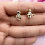 Mini Chicken Earrings