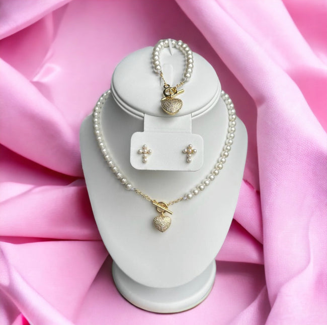 Set Pearl Heart