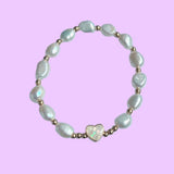Pearl Heart Bracelet