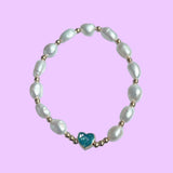 Pearl Heart Bracelet