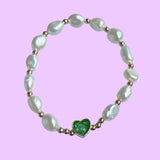 Pearl Heart Bracelet